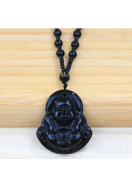 Kırmızı Kahverengi Ulusal Stil Kadın Taklit Yeşim Guanyin Buda Kazak Zinciri Dekorasyon Uzun Kolye (Yurt Dışından)