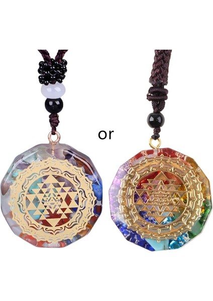 No.3 Boyutu U2JF Kolye Kolye Reçine Şifa Kristal Çakra Meditasyon Süsler Ofis Masası Doğum Günü Partisi Ev Dekorasyon (Yurt Dışından)