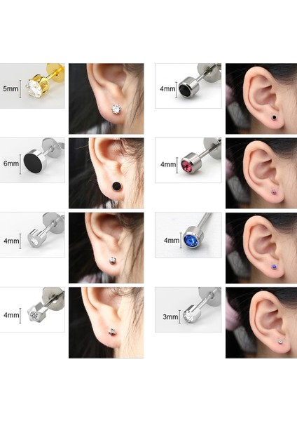 R Tarzı R Adet Tek Kullanımlık Steril Kulak Delme Ünitesi Kıkırdak Tragus Helix Delme Tabancası Hiçbir Ağrı Delici Aracı Makine Seti Damızlık Takı (Yurt Dışından)