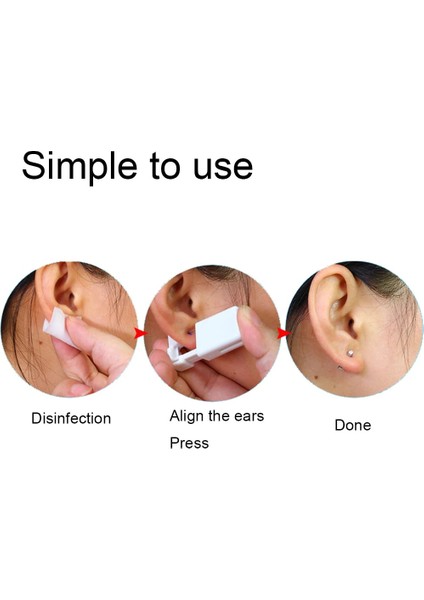 22-303 1 Pc Tek Kullanımlık Steril Kulak Delme Ünitesi Kıkırdak Tragus Helix Delme Tabancası Hıçbır Ağrı Delici Aracı Makine Seti Damızlık Dıy Takı (Yurt Dışından)