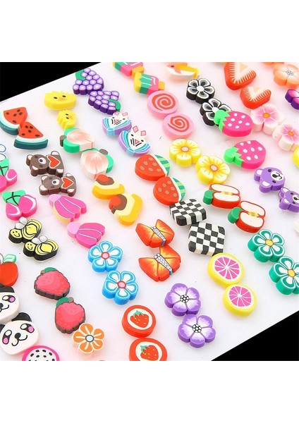 No.9 Boyutu Karışık Rhinestone Küçük Küpe Plastik Çiçekler Ay Kalp Yıldız Ay Kulak Damızlık Küpe Seti Kadınlar Için Lady Piercing Takı (Yurt Dışından) indirimleri