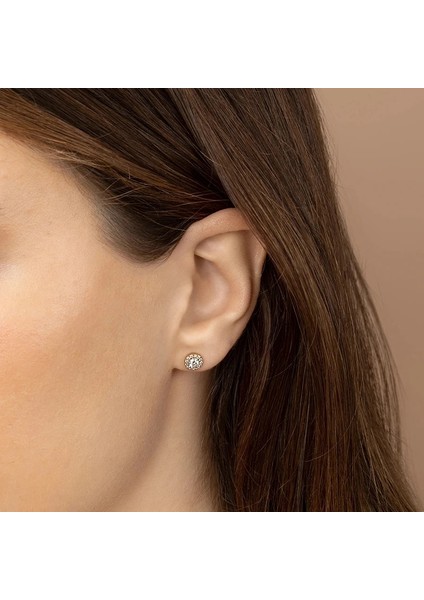 Haki 925 Ayar Gümüş Kulak Iğne Renkli Kristal Saplama Küpeler Kadınlar Için Basit Beyaz Opal Piercing Küpe Takı Aksesuarları (Yurt Dışından) modelleri