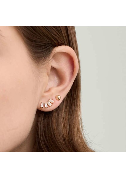 Haki 925 Ayar Gümüş Kulak Iğne Renkli Kristal Saplama Küpeler Kadınlar Için Basit Beyaz Opal Piercing Küpe Takı Aksesuarları (Yurt Dışından) indirimleri