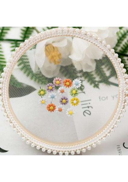 LY133-8 Papatya Çiçek Renkli Seramik Saplama Küpe Moda Hediye Kulak Çıtçıt Takı Kadınlar Kız Için # LY133 (Yurt Dışından) modelleri
