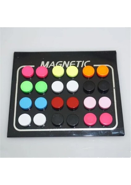 8mm Tarzı Renkli mm Cerrahi Çelik Güçlü Mıknatıs Kulak Düğme Küpe Sahte Olmayan Piercing Erkek Kadın Erkek Kız Erkek Fiş Takı Seti Üzerinde Klip (Yurt Dışından)