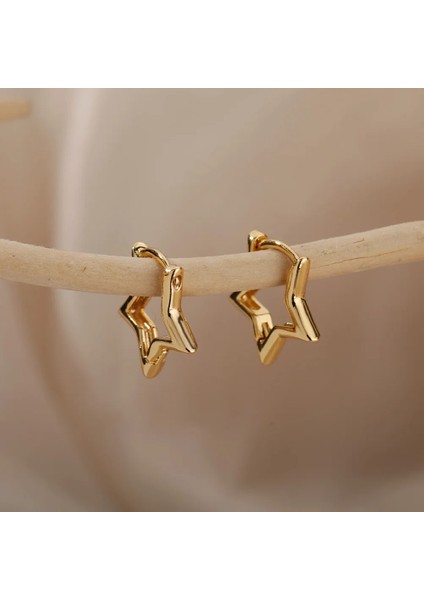 E2095G Yıldız Pendientes Küpe Kadınlar Için Kız Paslanmaz Çelik Minimalist Hoop Piercing Küpe Yeni Takı Hediye Aretes De Mujer (Yurt Dışından) indirimleri
