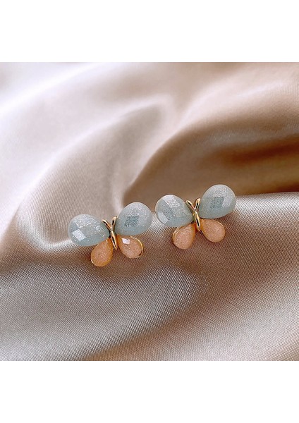 Reçine Kelebek Küpeler, Küçük ve Sade Moda Küpeler (Yurt Dışından)
