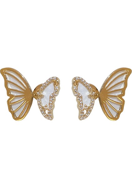 Zirkonya Kelebek Küpeler, Şık ve Çok Yönlü Küpeler (Yurt Dışından)