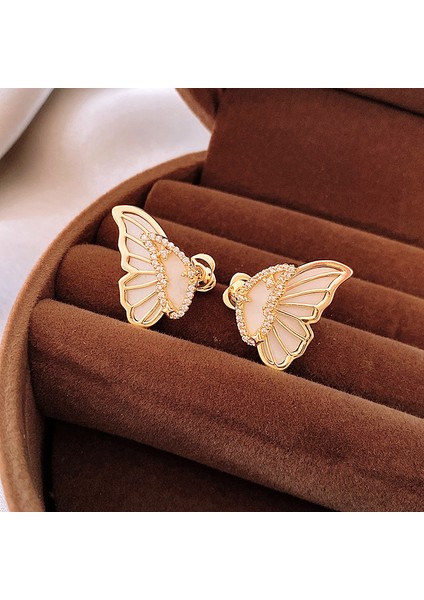 Zirkonya Kelebek Küpeler, Şık ve Çok Yönlü Küpeler (Yurt Dışından) modelleri