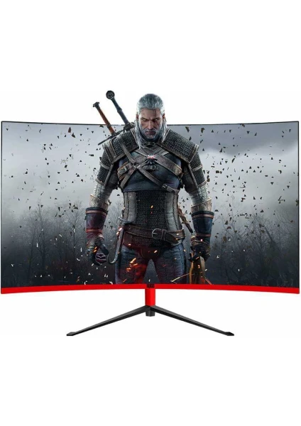 WarTron G-271FG 1ms 165Hz Hdmi Dp 1920x1080 27 inç Monitör(Curved-R1800) Multimedia Hoparlörlü