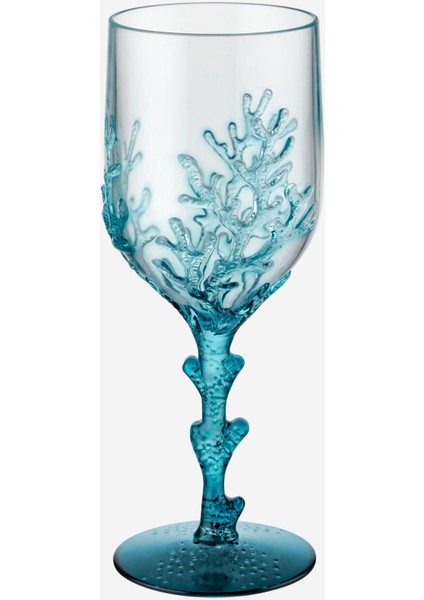 Coral Mavi Akrilik Kadeh 400 ml