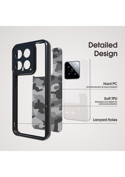 Xiaomi 14 Çizilmez Tpu+Pc Cep Telefonu Kapağı (Yurt Dışından) fiyatları