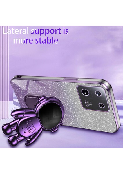 Xiaomi 13 Kapak Glitter Pc + Tpu Elektroliz Kaplama Telefon (Yurt Dışından)