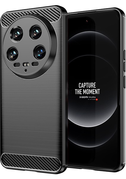 Xiaomi 14 Ultra Tpu Karbon Fiber Doku Koruyucu Telefon Kapağı (Yurt Dışından)