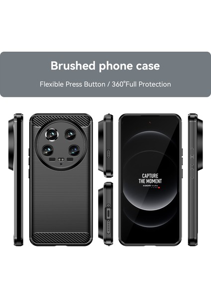 Xiaomi 14 Ultra Tpu Karbon Fiber Doku Koruyucu Telefon Kapağı (Yurt Dışından) modelleri
