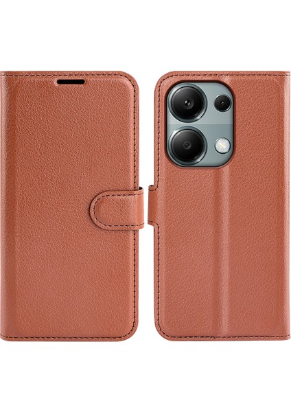 Xiaomi Poco M6 Pro 4g / Redmi Note 13 Pro 4g Deri Telefon Kılıfı (Yurt Dışından)