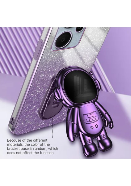 Xiaomi Redmi Note 13 Pro Plus 5g Kickstand Anti-Şok Elektroliz Kaplama Kapak (Yurt Dışından)