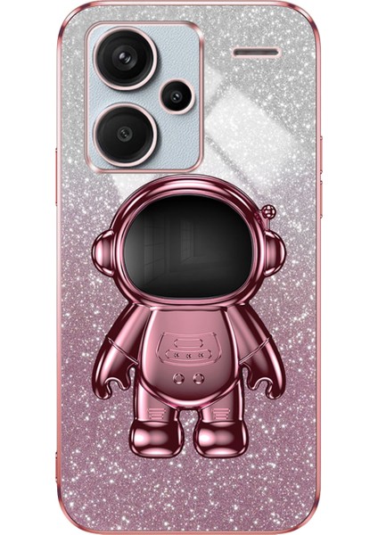 Xiaomi Redmi Note 13 Pro Plus 5g Kickstand Anti-Şok Elektroliz Kaplama Kapak (Yurt Dışından)