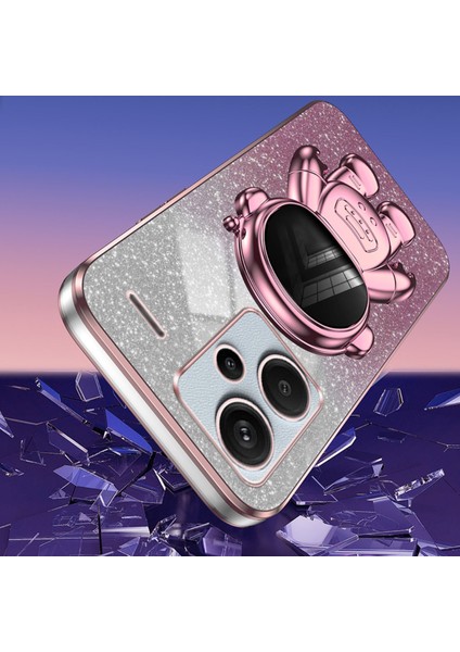 Xiaomi Redmi Note 13 Pro Plus 5g Kickstand Anti-Şok Elektroliz Kaplama Kapak (Yurt Dışından) fırsatları