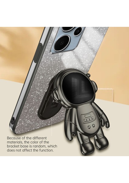 Xiaomi Redmi Note 13 Pro Plus 5g Kickstand Anti-Şok Elektroliz Kaplama Kapak (Yurt Dışından)