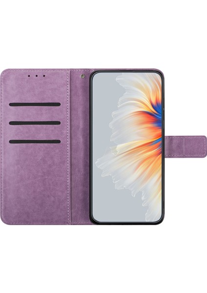 Xiaomi 12 Pro 5g / 12S Pro 5g Pu Deri Telefon Kapağı Çevirme Standı (Yurt Dışından)