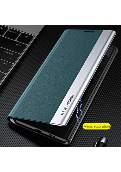 Xiaomi Redmi Note 13 Pro Plus 5g Düşme Önleyici Pc Kabuk Pu Deri Kapak (Yurt Dışından)