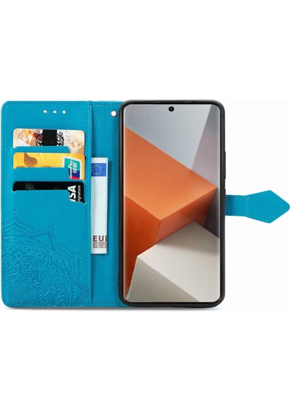 Xiaomi Redmi Note 13 Pro Plus 5g Deri Telefon Kılıfı Cüzdanı (Yurt Dışından)