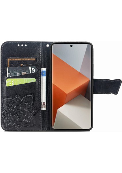 Xiaomi Redmi Note 13 Pro Plus 5g Cüzdan Pu Deri Telefon Kapağı (Yurt Dışından)