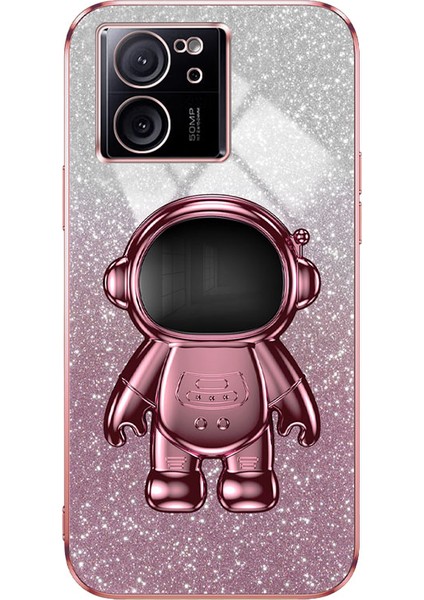 Xiaomi 13T Pro Parıltılı Toz Pc+Tpu Telefon Kapağı (Yurt Dışından)