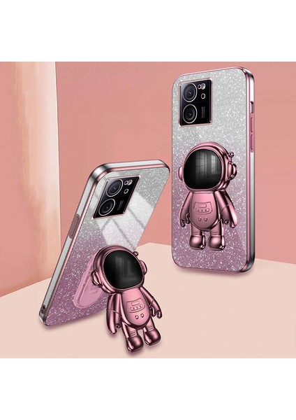 Xiaomi 13T Pro Parıltılı Toz Pc+Tpu Telefon Kapağı (Yurt Dışından)