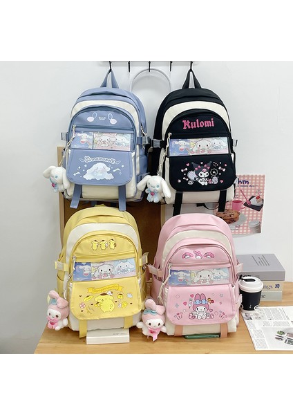 Practical Large Capacity School Bag For Primary And Secondary School Students To Reduce Burden, Cute Cartoon Printed Backpack For Girls (Yurt Dışından)