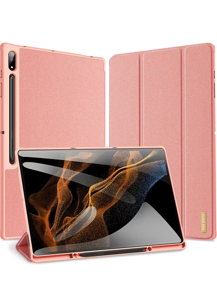 Samsung Galaxy Tab S8 Ultra 14.6" (SM-X900, Sm- X906) Premium Standlı Mıknatıslı Tablet Kılıfı (Yurt Dışından)