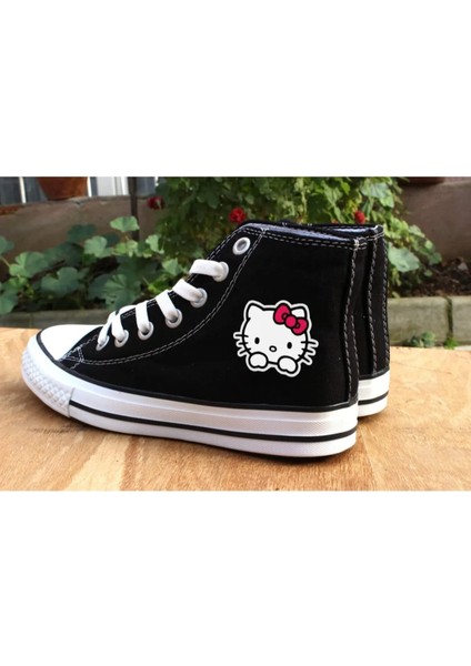 Hello Kitty Convers Baskılı Unisex Boğazlı Bağcıklı Ayakkabı fiyatları
