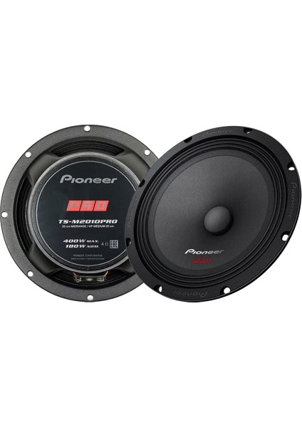 Pıoneer TS-M2010PRO 20 cm Max 400 Watt Mıdrange Oto Hoparlör