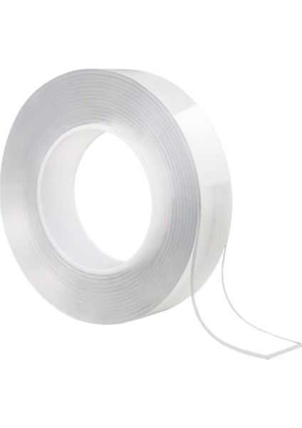 Sunup Çift Taraflı Nano Teknoloji Süper Yapıştırıcı Şeffaf Bant 1mm*3cm*3m