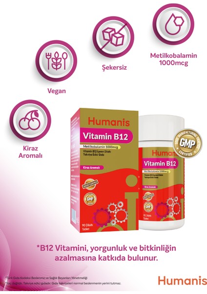 B12 Dilaltı 90 Tablet