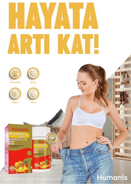 Bromelain+Krom, Çinko 60 Tablet modelleri