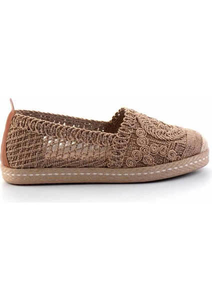 Taba Örgü Kadın Espadril K01117011316