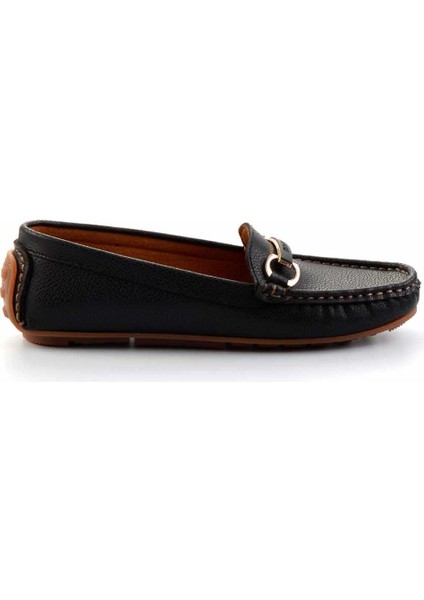 Siyah Kadın Loafer Ayakkabı K01309100509