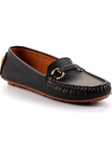 Siyah Kadın Loafer Ayakkabı K01309100509