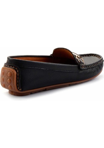 Siyah Kadın Loafer Ayakkabı K01309100509