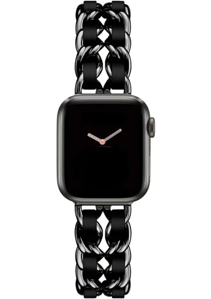 Apple Watch 2/3/4/5/6/7/8/9/SE42-44-45-49MM Lüks Metal Deri Paslanmaz Kordon Modern Fit fiyatları