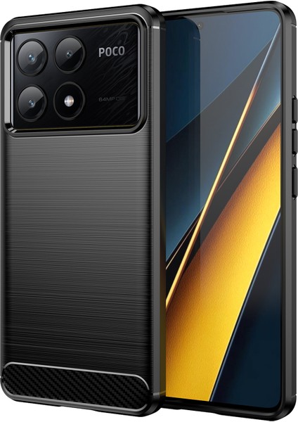 Xiaomi Poco X6 Pro 5g Karbon Fiber Doku Telefon Tpu Kapak (Yurt Dışından)