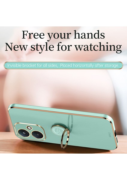 Xiaomi Redmi 13C 5g Elektro Kaplama Kickstand Yumuşak Tpu Telefon Kapağı (Yurt Dışından) fiyatları