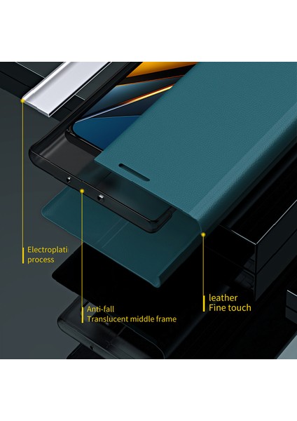 Xiaomi Poco X6 Pro 5g Galvanik Katlanabilir Stand Telefon Kapağı (Yurt Dışından) indirimleri