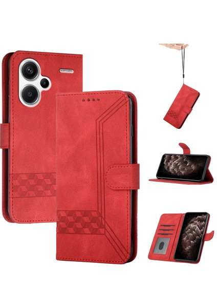 Xiaomi Redmi Note 13 Pro Plus 5g Cüzdan Standı Pu Deri Kılıf (Yurt Dışından)