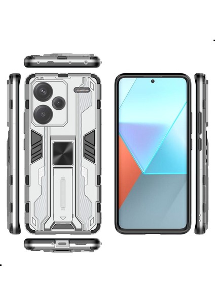Xiaomi Redmi Note 13 Pro Plus 5g Pc + Tpu Çift Katmanlı Kickstand Telefon Kapağı (Yurt Dışından)