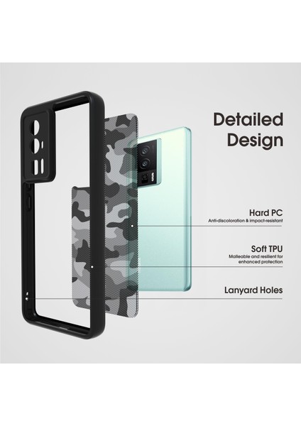 Xiaomi Poco F5 Pro 5g Anti-Damla Kapak Tpu + Pc Telefon Kılıfı (Yurt Dışından) fırsatları