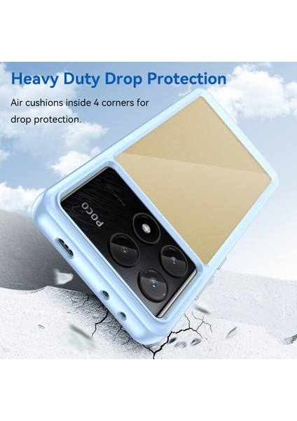 Xiaomi Poco X6 Pro 5g Tpu Çerçeve Şeffaf Akrilik Arka Kapak (Yurt Dışından) modelleri