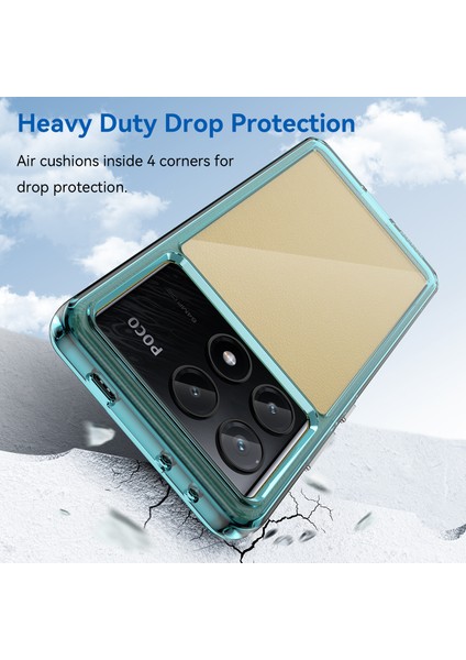 Xiaomi Poco X6 Pro 5g Tpu Çerçeve Şeffaf Akrilik Arka Kapak (Yurt Dışından) modelleri